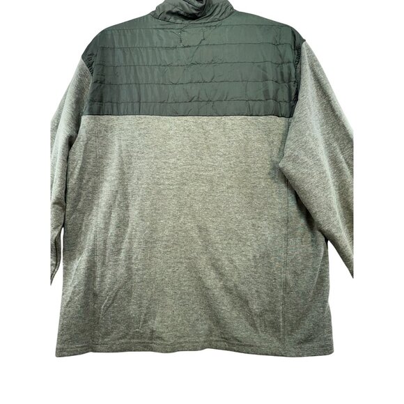 Eddie Bauer Mens Quarter-Zip Kit Pullover Large Green Outdoor - Picture 11 of 13